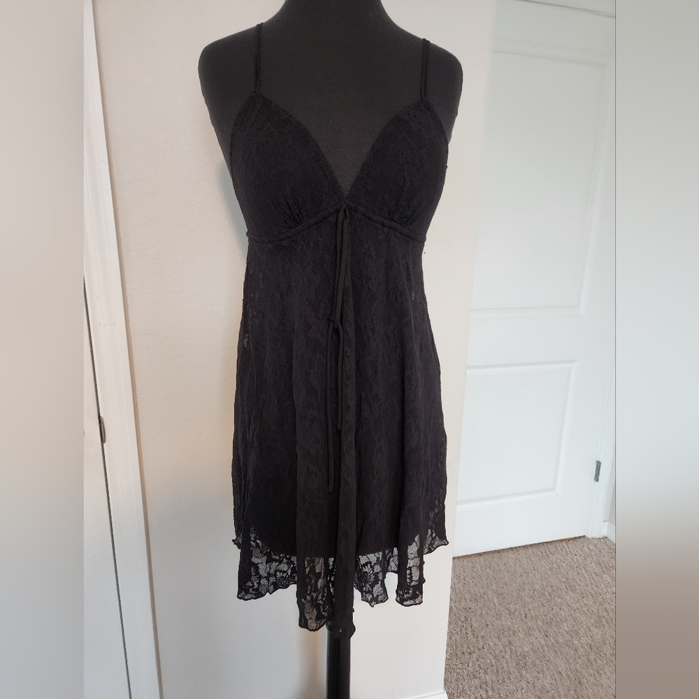 Natori Black Chemise Intimates Sleepwear